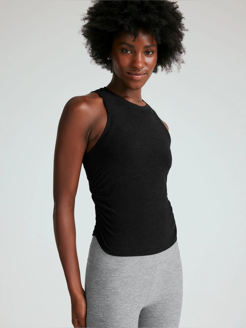 Beyond Yoga Featherweight Your Fit Shirred Tank XL